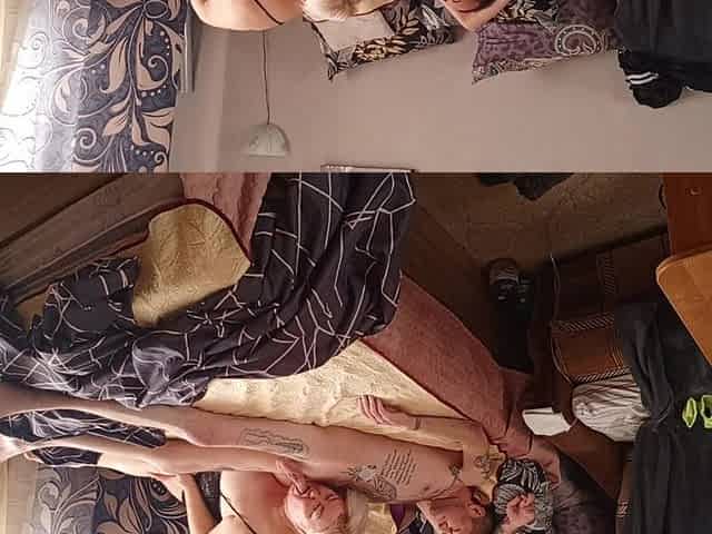 Shared a Bed with My Stepmom Fucked Her in Her Mouth and Pussy Doggy Style