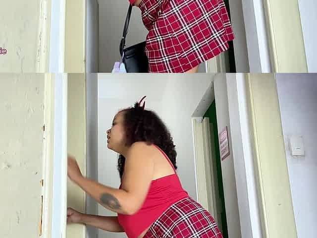 Gassy BBW After Halloween Party - Toilet POV Farting and Asshole Close up