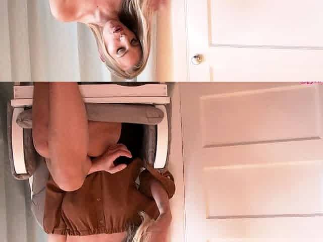 Gorgeous Blonde Pornstar Babe Kayden Kross Masturbates