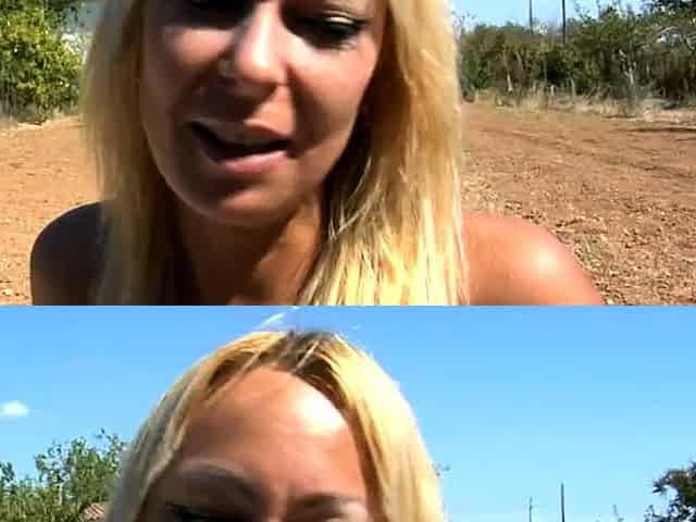 Sexy Blonde Blowjob Whore Rides Cock Hardcore