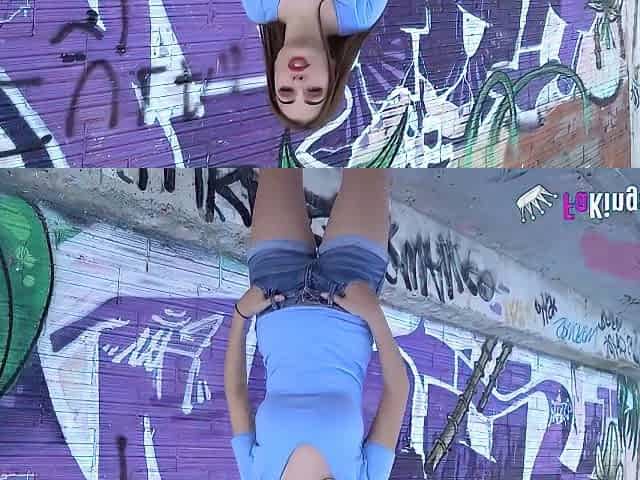 Busty Teenage 18+ Beauty Deepthroat A Big Dick In Public Before A Good Drilling - Big Tits