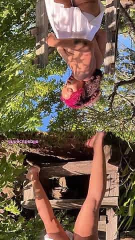 Chubby Girl Masturbation Squirt Pee and Farts Outdoor