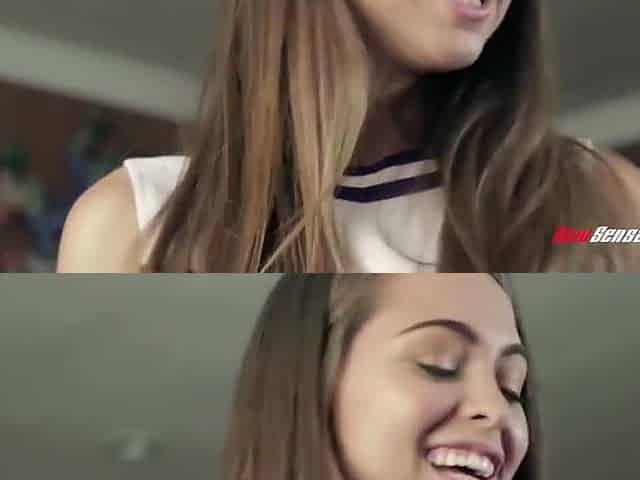 Cheerleader Stepdaughter Knows What Stepdaddy Likes With Riley Knight, Riley Reid And Alec Knight
