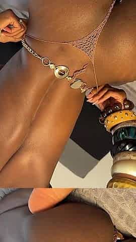 Halloween Anal Creampie - African Voodoo Goddess Sucks and Fucks Her White Demon