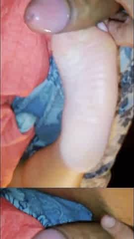 She Massages My Cock with Her Toes That Are Covered in My Cum.