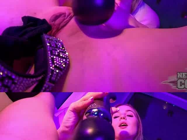 Hot Blonde Luana Fetish Masturbation With Panty Stuffing And Hitachi Vibrator Real Female Orgasms