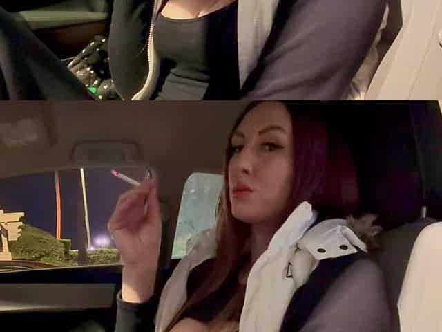 Italian Artemisia Love Hot Solo Smoking Fetish Outdoor