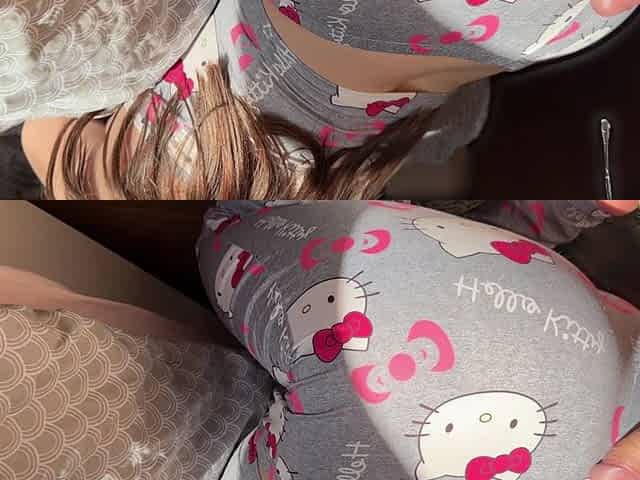 Kinky Stepsister Said "can You Rub My Ass but Don't Penetrate?" Creamy Rubbing and Fucking