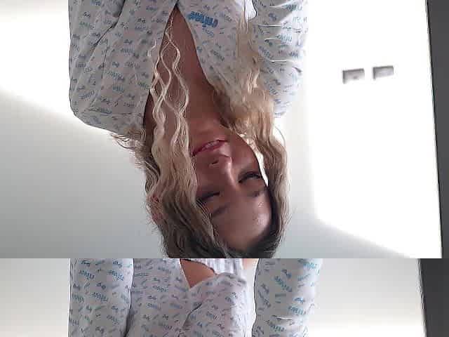 Russian sexually excited angel widens her legs