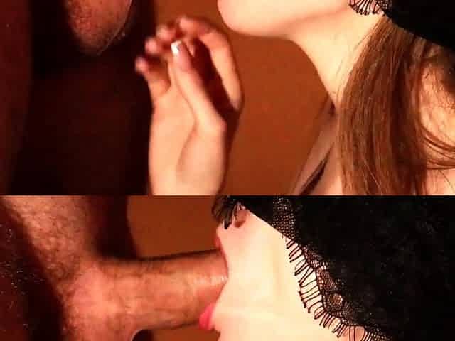 Sloppy Blowjob and Cum Swallow - Amateur Russian Teen Babe