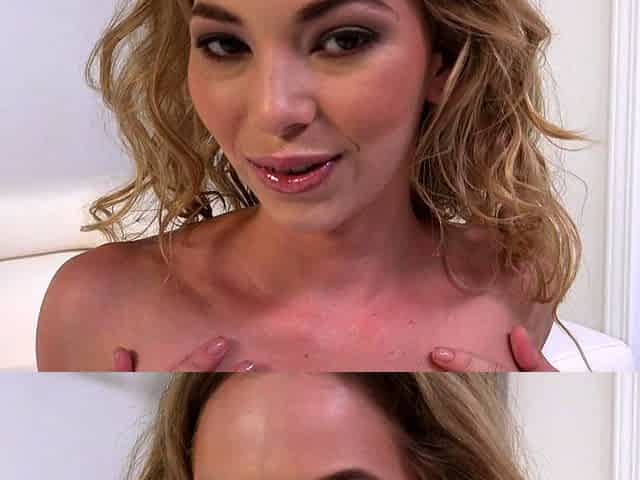 Blonde teen blowjob and fuck
