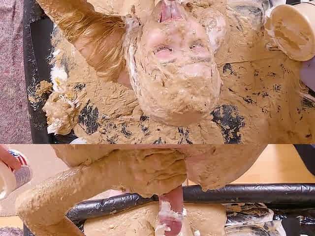 Sticky Suprise masturbating with marshmallow fluff