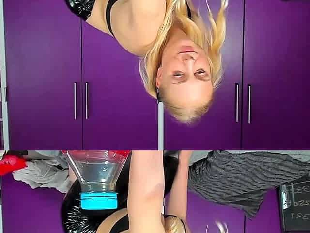 Hot blonde bridgette kerkove sucks big fat cock ass fucked