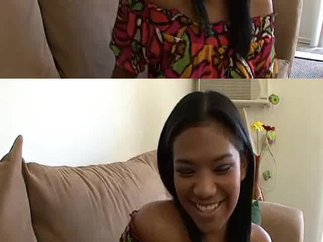 Charming wench Emi Reyes gets her throat and twat drilled and enjoys it