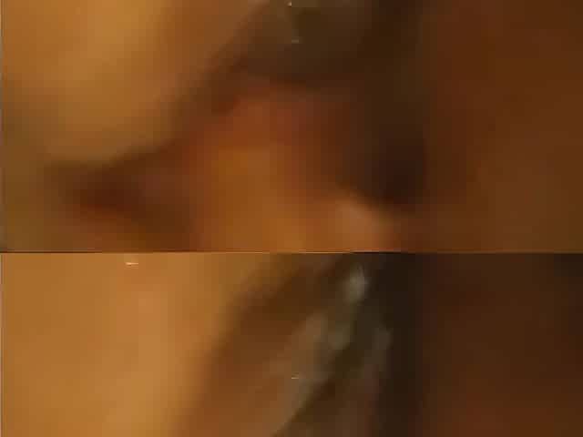 Playing with my vagina and creamy cum