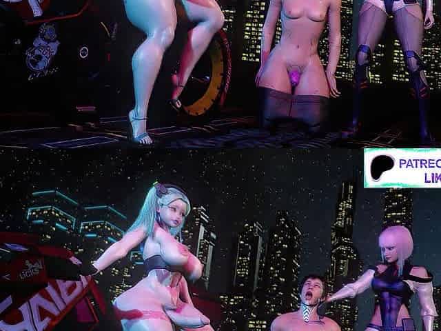 FUTA REBECCA DOMINATE VALUABLE HUNK CYBERPUNK MANGA