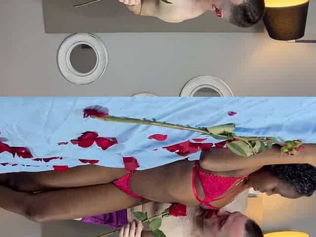 Demure Natural Black Romantic Love Making with Ivory Bull in Fleshly and Ethical Porn