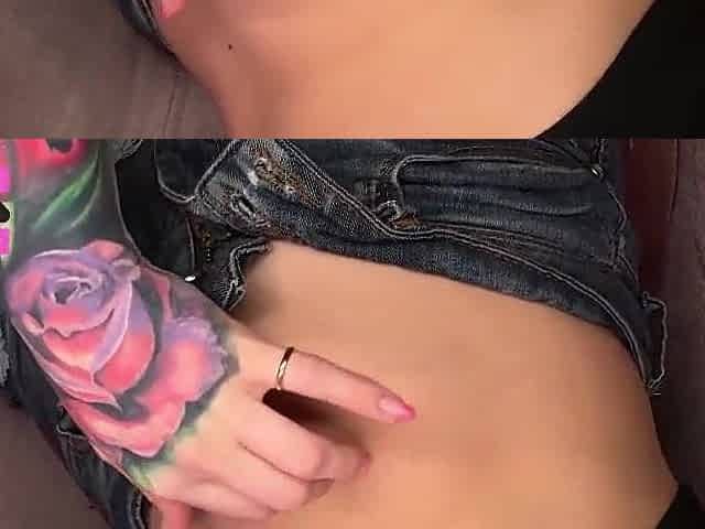 Lesbo Abdomen Button Binge: Ass drilling & Fingering