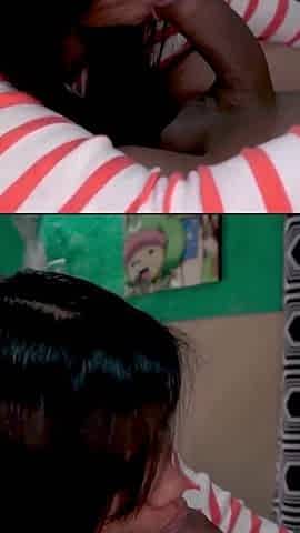 Super Adorable Blow job in POV from a Mexican