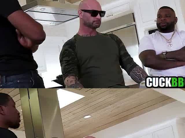 Cuck Husbad Watching Wife Screwed By Ebony Debt Collectors