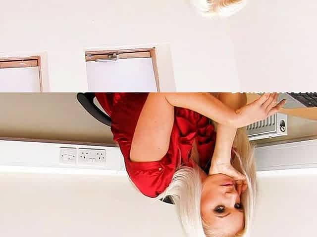 Sexy Blonde Kourtney Scarlett Solo Pussy Masturbation