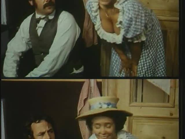German porn legends show their fucking skills in retro movie