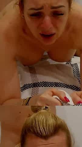 Cheating Wife Hardcore Painful Anal with Creampie No Lube 4K