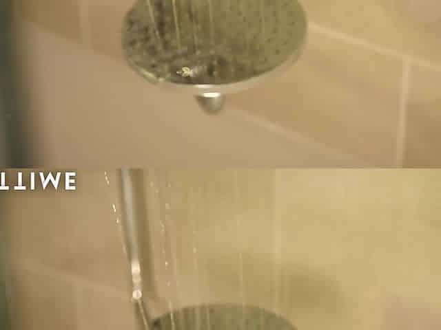 Mature cougar Carla Lane LOVES having her boy toy fuck her breasts in the shower!