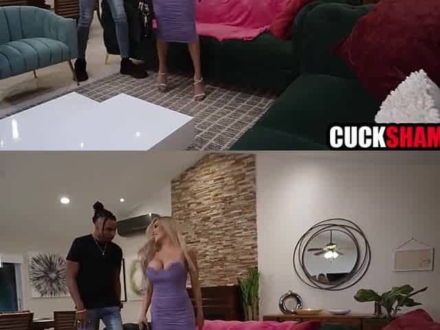 Cuckold spouse has no choice but to see wife bang ebony dude