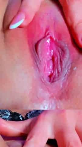 He Strap-on Me Until My Pussy Is Red and Swollen - Hardcore Lesbian