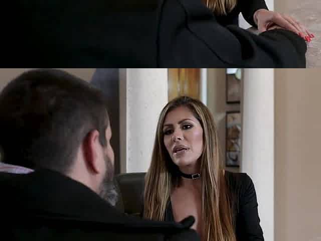 Hot MILF Alexxa Vega gets her shaved twat devoured by Kyle Mason