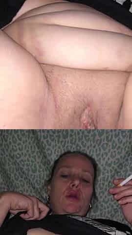 Smokin' a cigarette and playing with my hot vagina!
