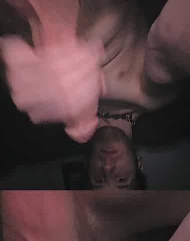 Dad slapping his large wang on your tongue