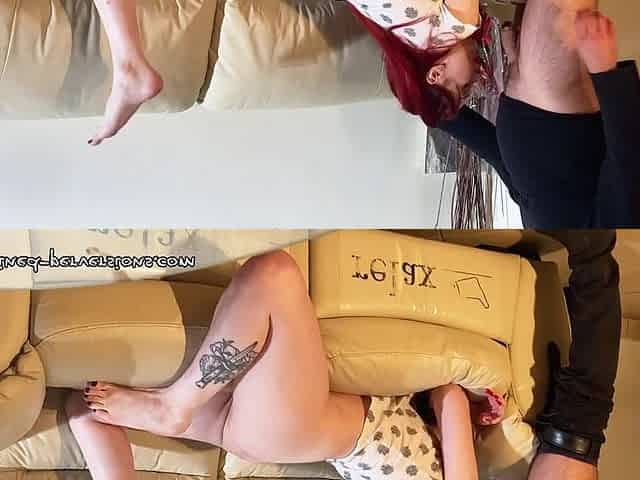 CHICK REDHEAD SCREW AND SUCK A FAKE STRANGER