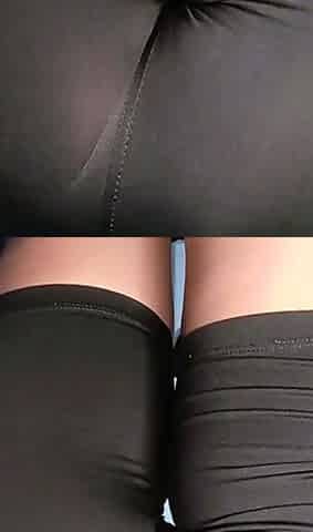 Sexy Ebony Amateur Ass Shaking
