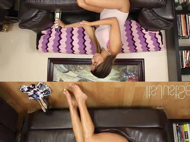 Nicole Rey's Erotic Oiled Up Masturbation