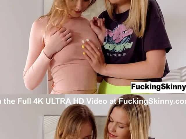 Skinny pussy tastes divine!