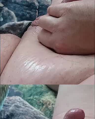 two% chunky masturbate and cum 10-three-24