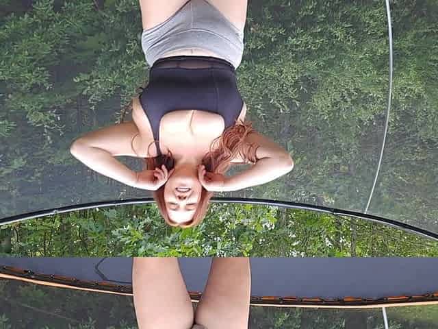 Jumping on the Trampoline with Stepmom Leads to Sex Mistake