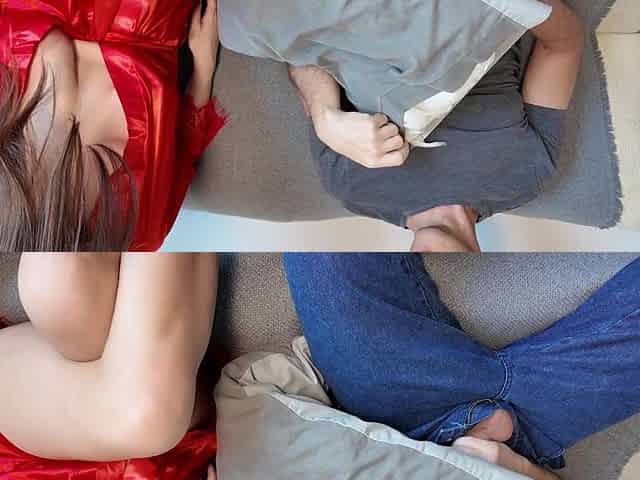 My hot stepmom watches me masturbating and then jumps on my cock overwhelmed with lust