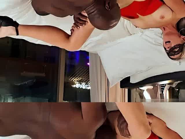 Blond cuckold white hotwife gets back for more of that