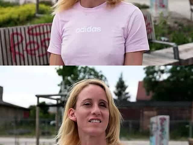 GERMAN SCOUT - Skinny Mature Melisa Rose Pick Up