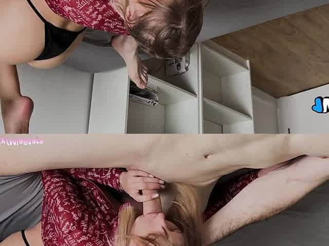 Wild orgasm captivates with sultry, doggy-style throat heat
