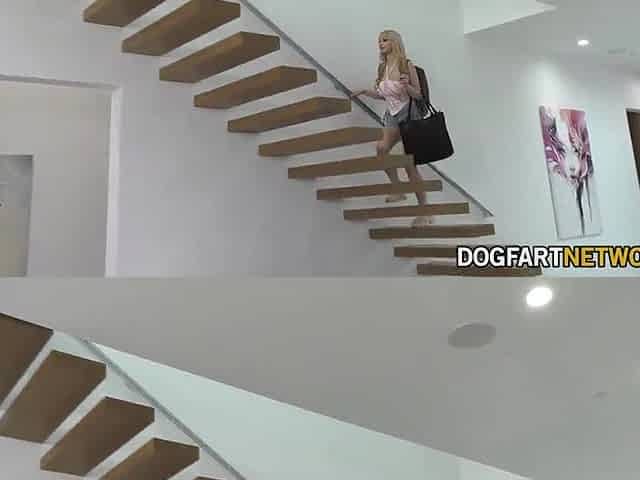 Jessica Starling Hazel Grace & Naomi Foxx in intensive interracial lesbo sex with strapons