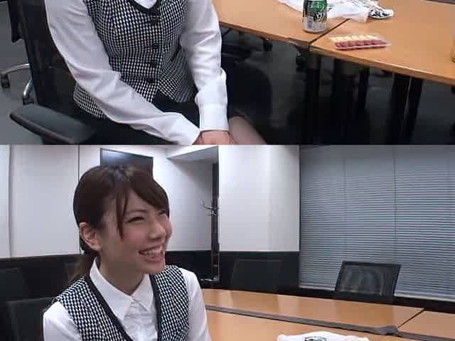 A Middle-aged Man and an Office Lady