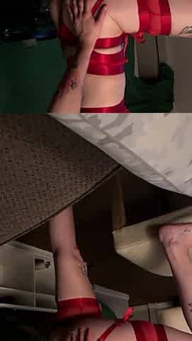 Vagina play whilst anal Oil that babe came three times