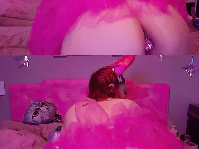Sugar the Clown booty-plug masturbation