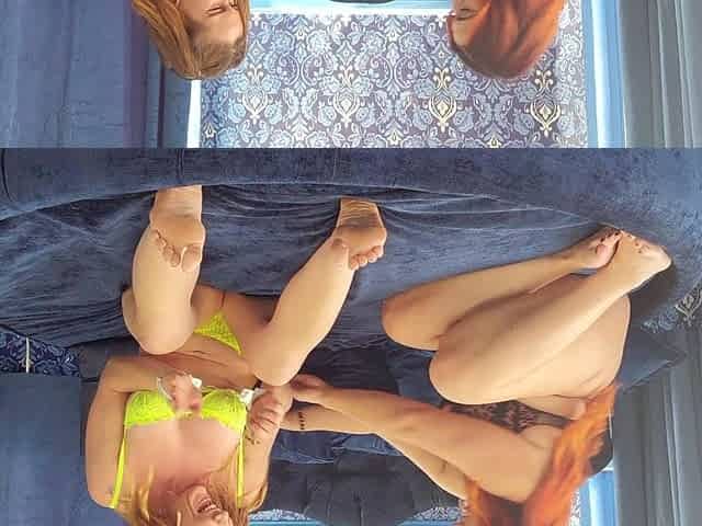 Retro lesbian foot fetish