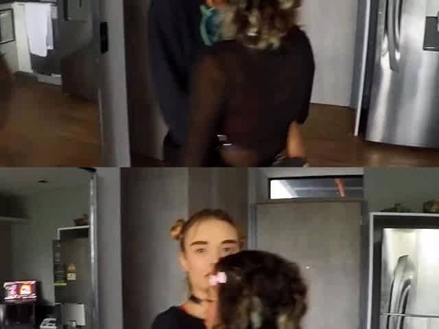 18YO LATINA cuties took turns sucking my BWC
