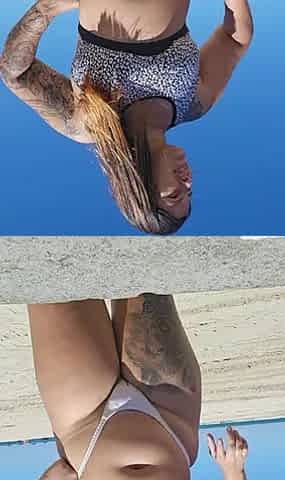 I left this chap with a hard-on on the beach; just imagining being inside him made me moist.